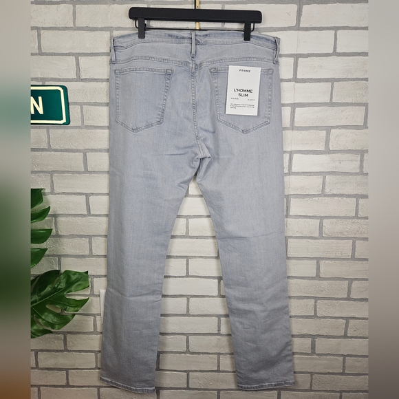 NWT Men's FRAME L'Homme Slim Degradable Jeans Size 36 - Picture 11 of 16